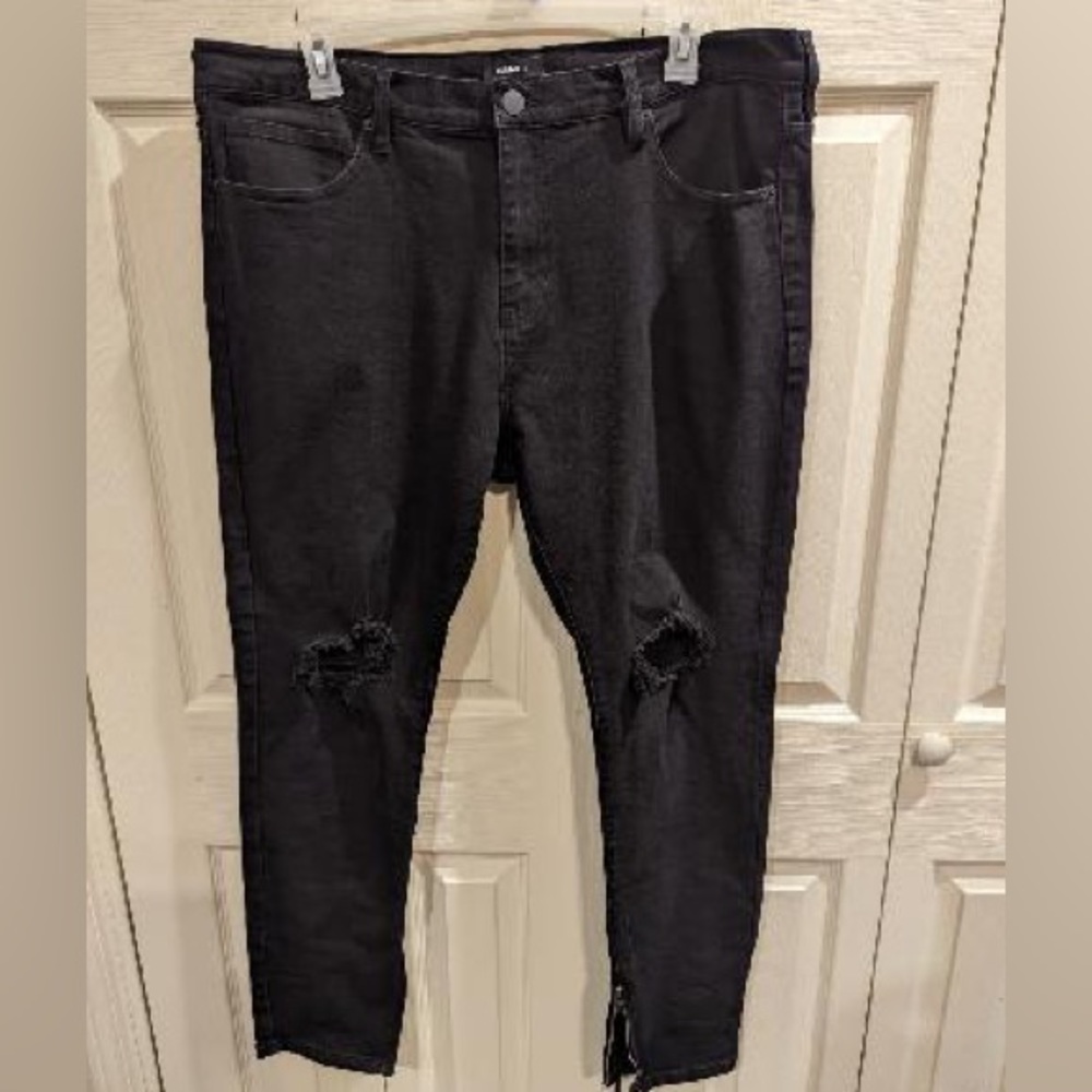 Men Fashion Nova Jeans Black sz 40 - Picture 3 of 3